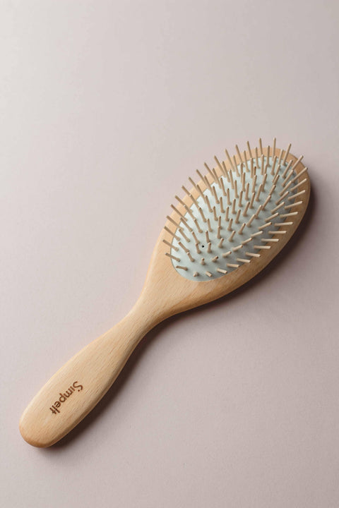Simpelts hårbørste i træ - blid plastikfri -