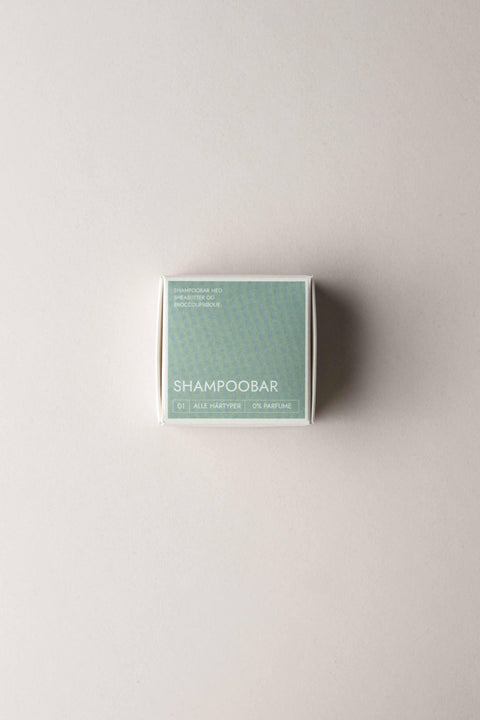 Simpelt shampoobar 01 allergy certified uden duft emballage